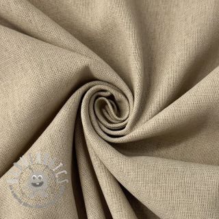 Tessuto di cotone con lino PREMIUM pebble