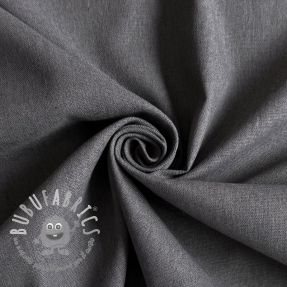 Tessuto di cotone con lino PREMIUM dark grey