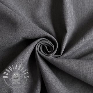 Tessuto di cotone con lino PREMIUM dark grey