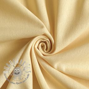 Tessuto di cotone con lino PREMIUM light yellow