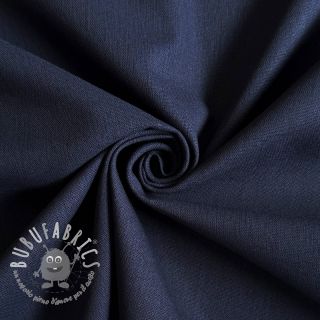 Tessuto di cotone con lino PREMIUM dark blue