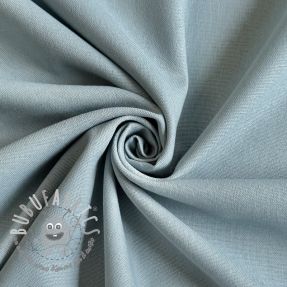 Tessuto di cotone con lino PREMIUM ocean blue