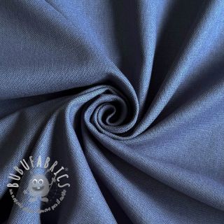 Tessuto di cotone con lino PREMIUM steel blue