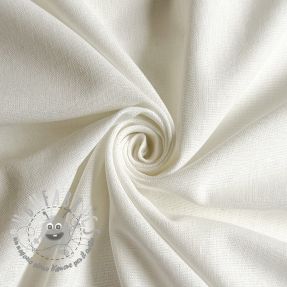 Tessuto di cotone con lino PREMIUM off white
