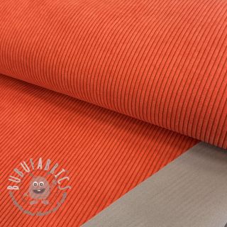 Velluto a coste HUGGY orange spicy