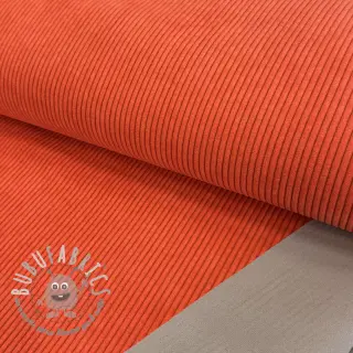 Velluto a coste HUGGY orange spicy