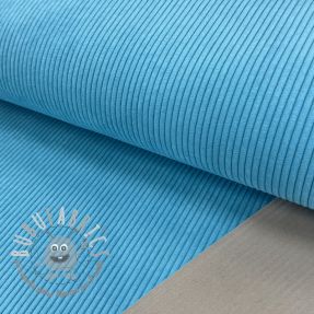 Velluto a coste HUGGY turquoise