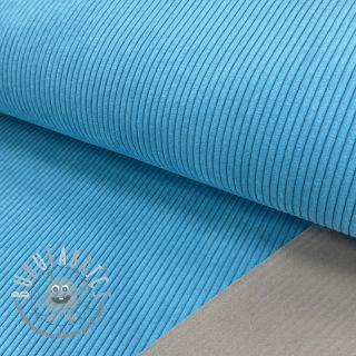 Velluto a coste HUGGY turquoise