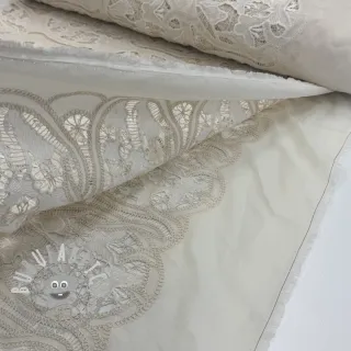 Tessuto di cotone EMBROIDERY Blanchette design A