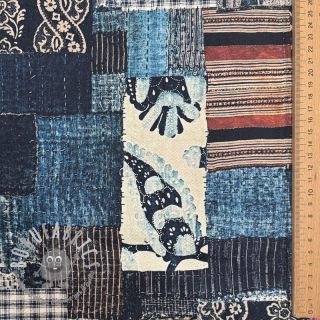 Tessuto di cotone TWILL DENIM Mix print design B