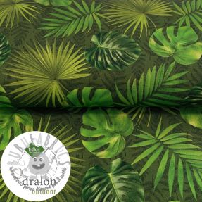 Tessuto decorativo con trattamento al teflon LEAVES AMAZON