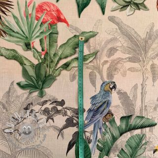 Tessuto decorativo con trattamento al teflon PALMTREES