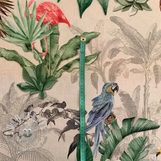 Tessuto decorativo con trattamento al teflon PALMTREES
