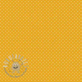 Tessuto di cotone Petit dots yellow