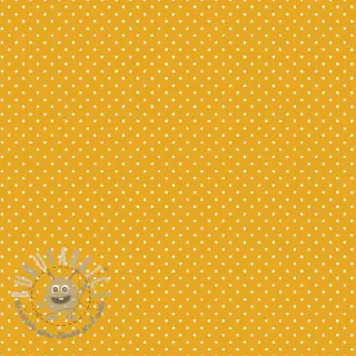 Tessuto di cotone Petit dots yellow