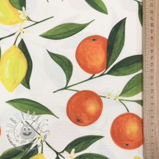 Tessuto decorativo con trattamento al teflon Citrus Fruit