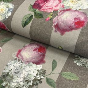 Tessuto decorativo con trattamento al teflon Hydrangea Roses