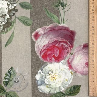 Tessuto decorativo con trattamento al teflon Hydrangea Roses