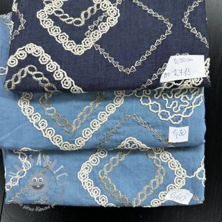 Last pieces package Tessuto di cotone JEANS 015