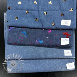 Last pieces package Tessuto di cotone JEANS 023