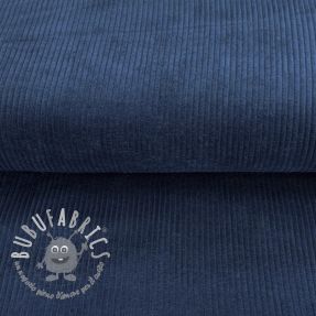 Velluto a coste dark cobalt