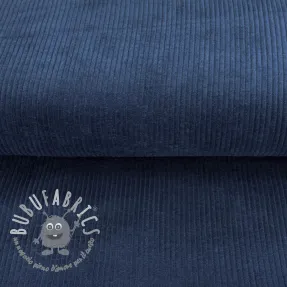 Velluto a coste dark cobalt