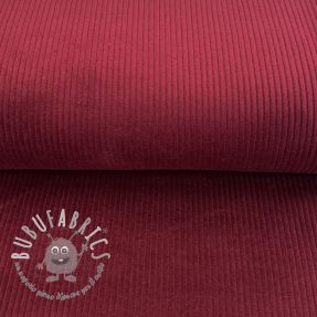 Velluto a coste wine red
