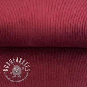Velluto a coste wine red