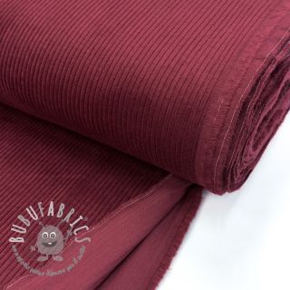 Velluto a coste wine red