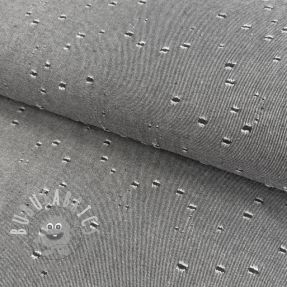 JEANS 8 OZ Rainbow Small Holes grey