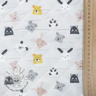 Tessuto di cotone QUILTING Parapluie perle