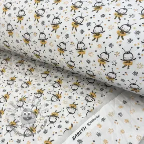 Tessuto di cotone QUILTING Elisabetta jaune