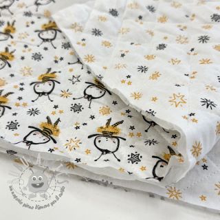 Tessuto di cotone QUILTING Elisabetta jaune