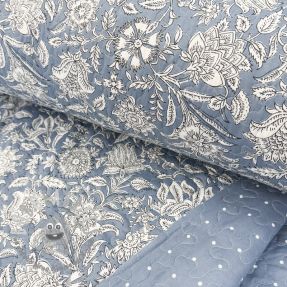 Tessuto trapuntato QUILTING Julianne bleu