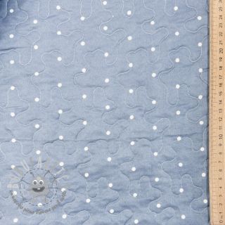 Tessuto trapuntato QUILTING Julianne bleu