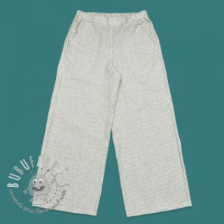 Lino con cotone Lira medium stripe beige