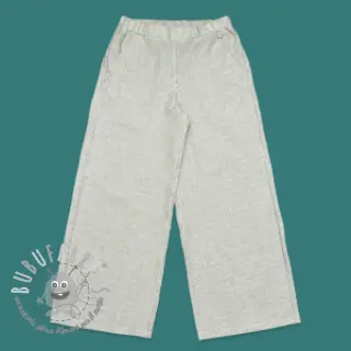 Lino con cotone Lira medium stripe beige