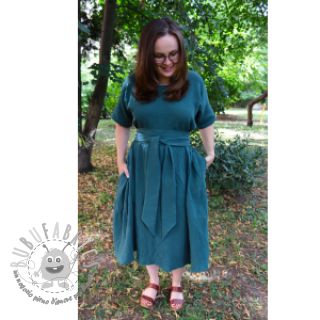 Mussola/Doppia garza dark cyan