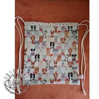 Tessuto decorativo Linenlook Dog Dress Up