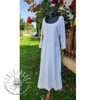 Lino prelavato STONEWASHED PREMIUM white