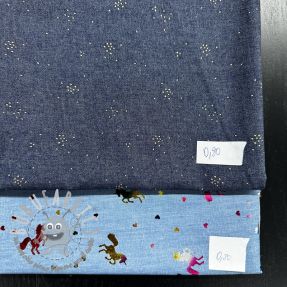 Last pieces package Tessuto di cotone JEANS 030