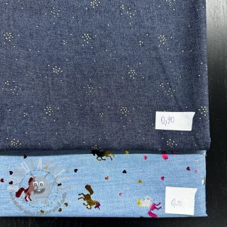 Last pieces package Tessuto di cotone JEANS 030