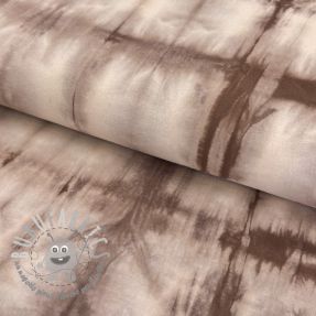 Tessuto di cotone HAND TIE DYE mauve