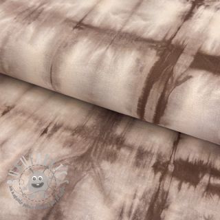Tessuto di cotone HAND TIE DYE mauve