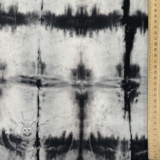 Tessuto di cotone HAND TIE DYE black