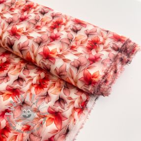 Viscosa RAYON POPLIN Leafs design C digital print