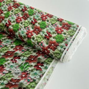 Viscosa RAYON POPLIN Knitted design E digital print