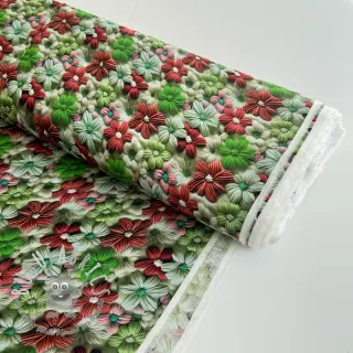 Viscosa RAYON POPLIN Knitted design E digital print