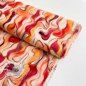 Viscosa RAYON POPLIN Wavy design C digital print