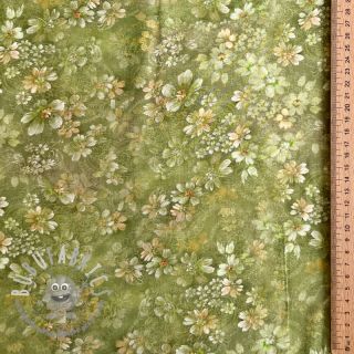 Viscosa RAYON POPLIN Mini flowers design D digital print